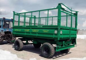 Прицеп тракторный с надставными сетчатыми бортами 2ПТС-4,5-1 (усиленный)