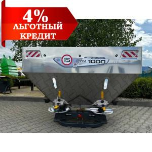 Разбрасыватель РУМ-1000 полевой усиленный, тентованный (нержавеющая сталь)