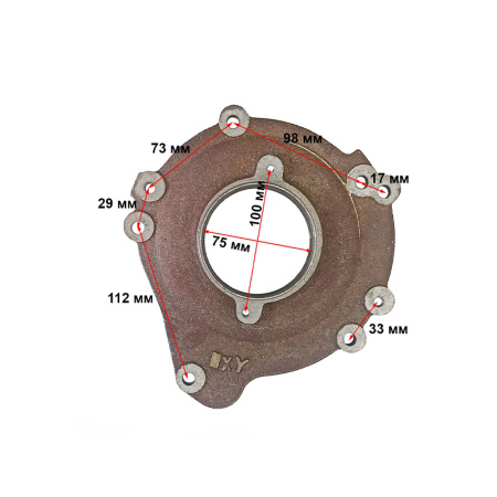 Крышка коленвала R190-R195 6 отверстий от интернет-магазина rossel.by