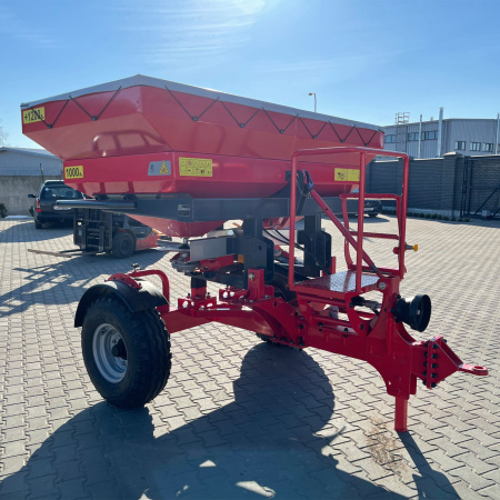 Разбрасыватель удобрений двухдисковый РУМ-1000 «Профи» TRUCK с надставкой 1200 л (тент домик) от интернет-магазина rossel.by