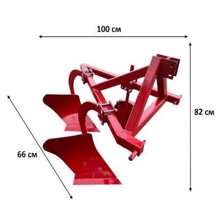 Плуг П3-2х245/16-10 для минитракторов от интернет-магазина rossel.by