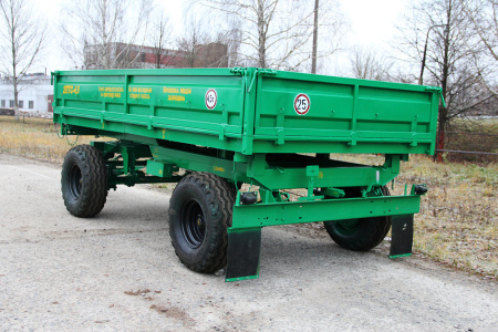 Прицеп тракторный с надставными металлическими бортами 2ПТС-4,5-2 (усиленный) от интернет-магазина rossel.by