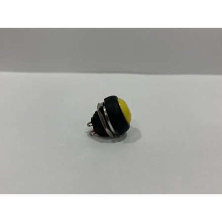 Переключатель кнопочный off-(on), без фиксации, желтый от интернет-магазина rossel.by