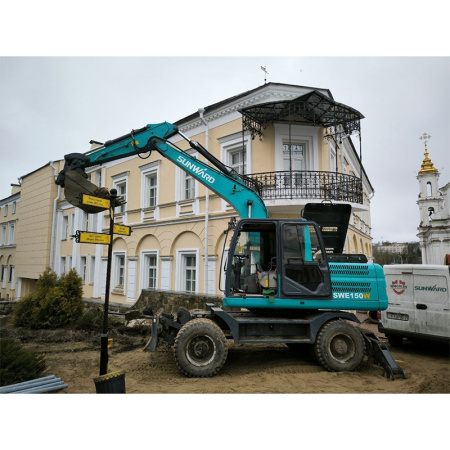 Колесный экскаватор Sunward SWE150W от интернет-магазина rossel.by