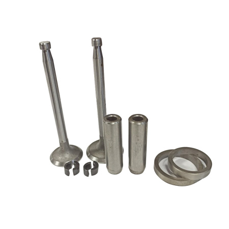 Комплект клапанного механизма 1100 (2 тарелки,Сухари 2,Направляющие 2) от интернет-магазина rossel.by