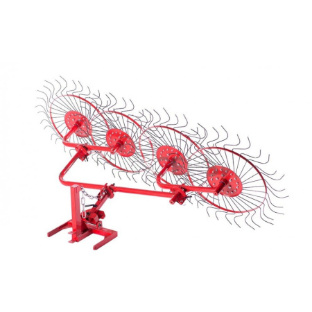 Сеноворошилка ВМ-4 4-х колесная на минитрактора (толщина спицы- 4 мм) от интернет-магазина rossel.by