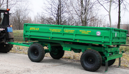 Прицеп тракторный с надставными металлическими бортами 2ПТС-4,5-2 (усиленный) от интернет-магазина rossel.by