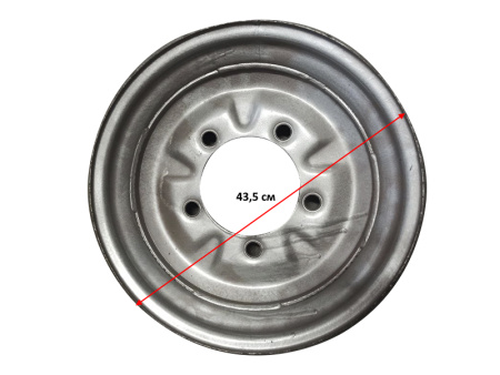 Диск железный диам.43,5см, шир.10см, 5 болтов от интернет-магазина rossel.by