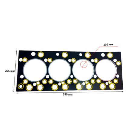 Прокладка ГБЦ двигателя YUNNEI YN38GBZ от интернет-магазина rossel.by