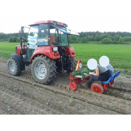 Рассадопосадочная машина D-pol двухрядная от интернет-магазина rossel.by