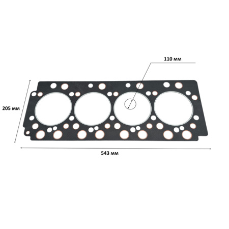Прокладка ГБЦ двигателя YUNNEI YN33GBZ от интернет-магазина rossel.by