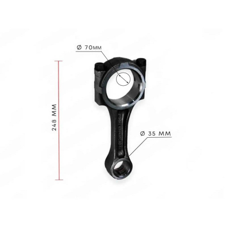 Шатун двигателя YUNNEI YN33GBZ от интернет-магазина rossel.by