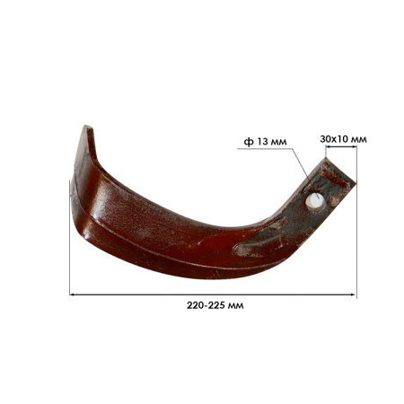 Нож почвофрезы IT245 (1GQN 200,220,240) правый