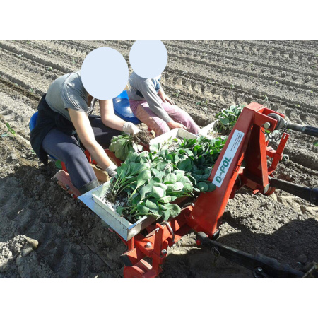 Рассадопосадочная машина D-pol двухрядная от интернет-магазина rossel.by